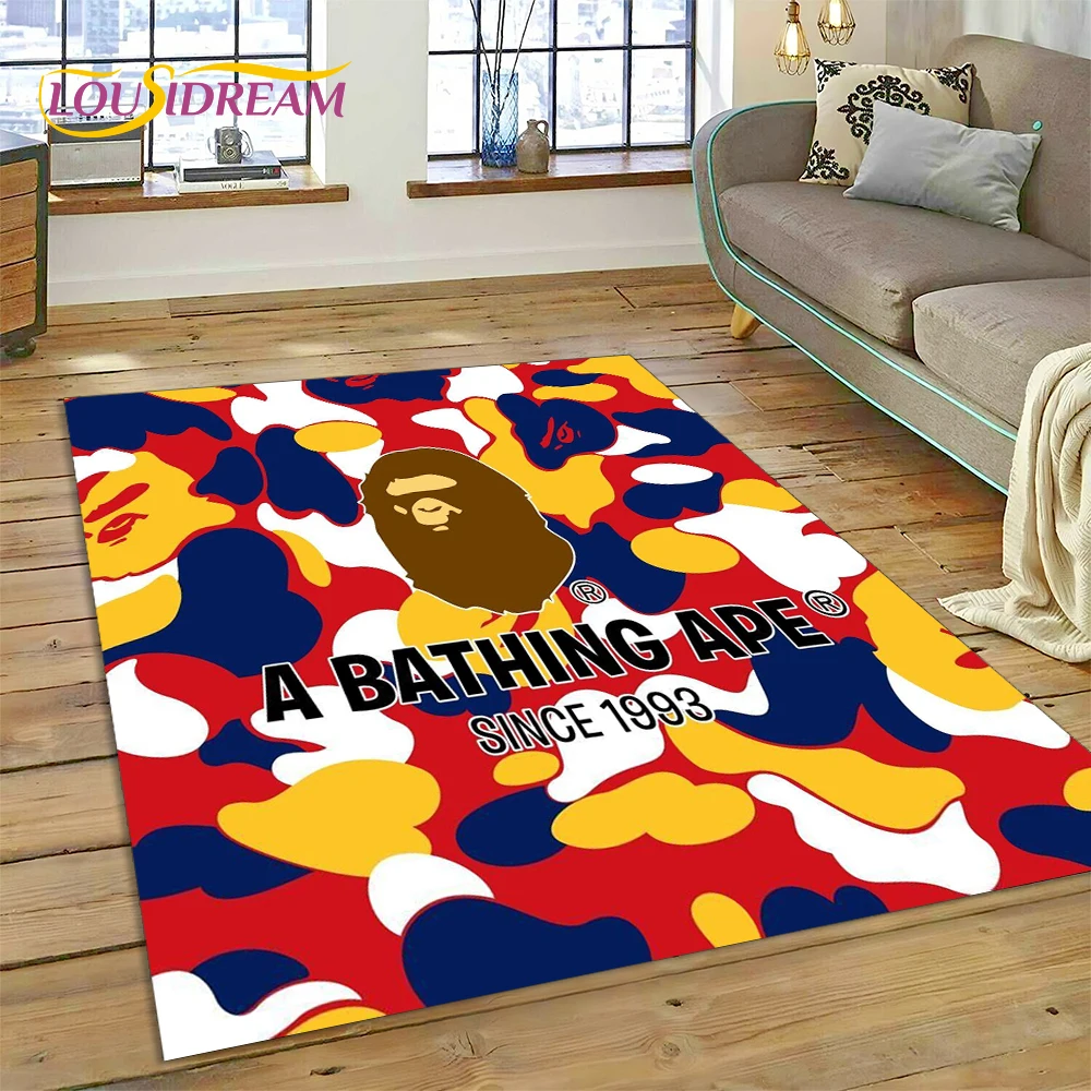 Kids Outdoor Lounge - Druk 3D Dywanik/Mata B-BAPE do Sypialni,