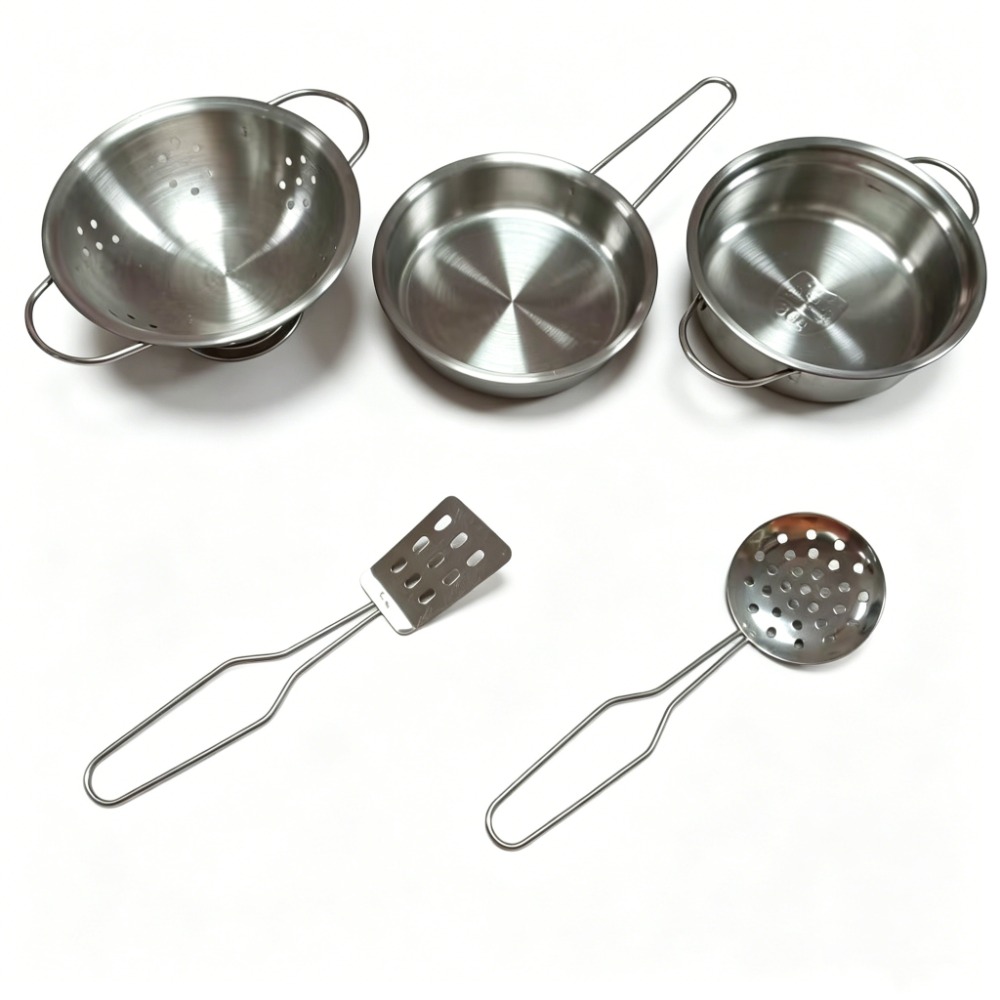 Kids Outdoor Kitchen Set - 5 szt. Zestaw zabawkowych naczyń kuchennych
