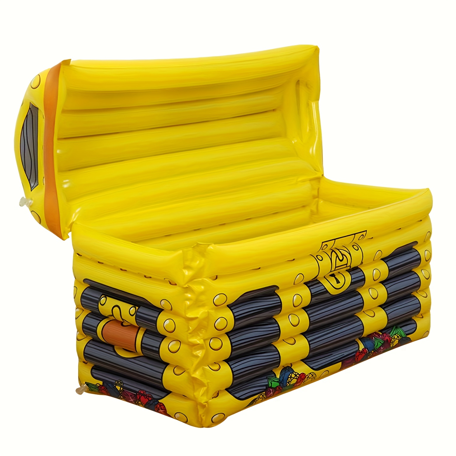 Kids Outdoor Exercise Equipment - Wielofunkcyjny Nadmuchiwany Bar Lodowy i Pojemnik