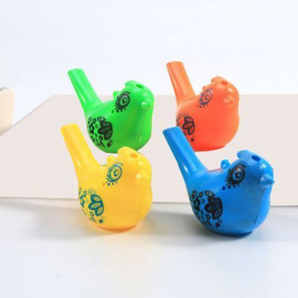Kids Outdoor Music - 5 szt. Kolorowy ptak wodny gwizdek