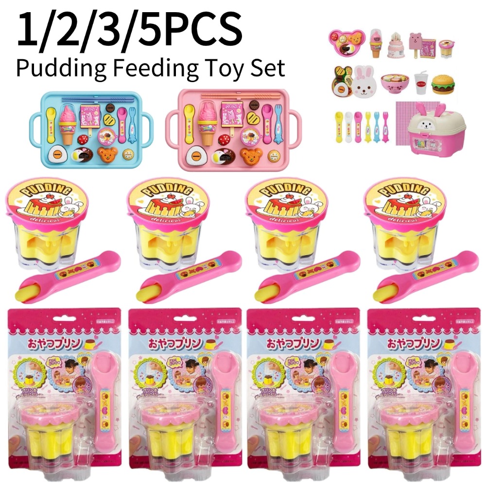 Kids Outdoor Mud Kitchen Accessories - Zestaw zabawek do udawania karmienia pudinkiem