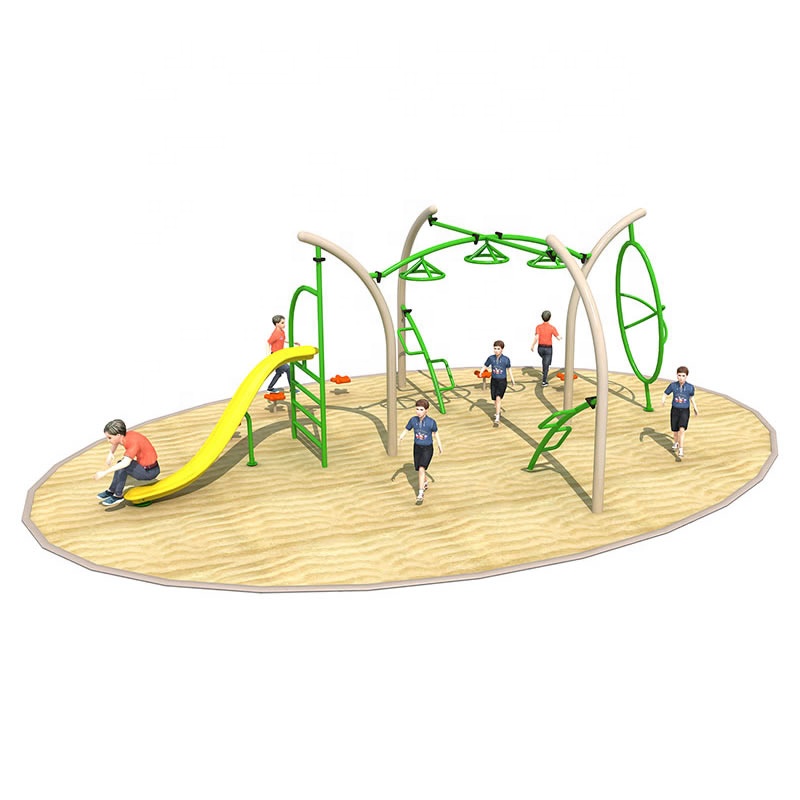 Kids Outdoor Jungle Gym - Metalowe drążki do wspinaczki dla dzieci,