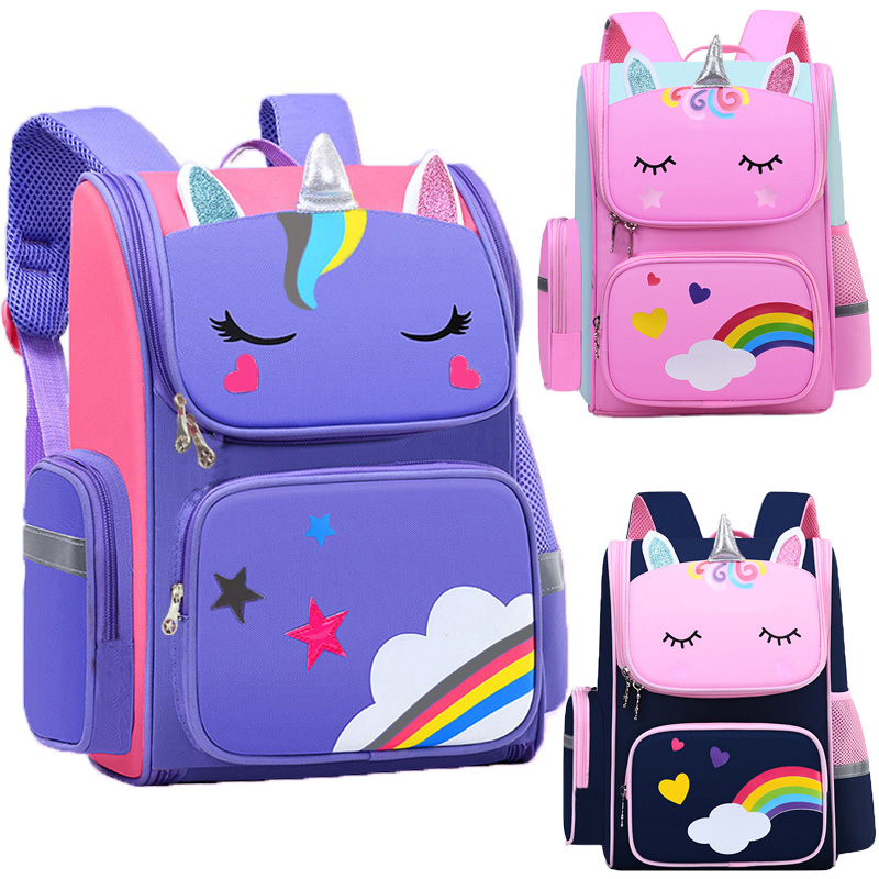 Kids Outdoor Backpack - Plecak dziecięcy dla dziewczynki Jednorożec Torba