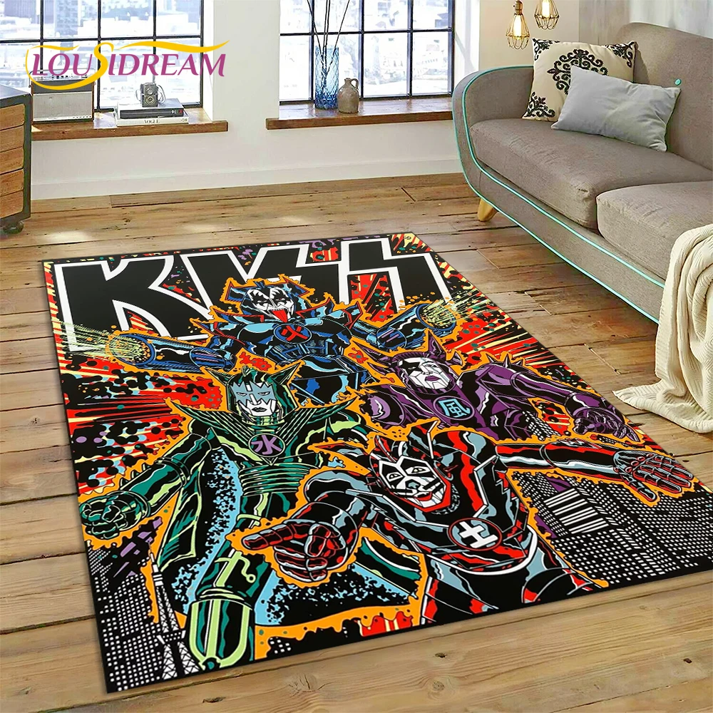 Dywanik 3D Kiss Rock Heavy Met – Kids Outdoor Lounge recenzja i cena