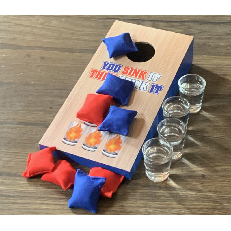 1 Zestaw Drewniana Gra w Rzuca – Kids Outdoor Garden Toys recenzja i cena