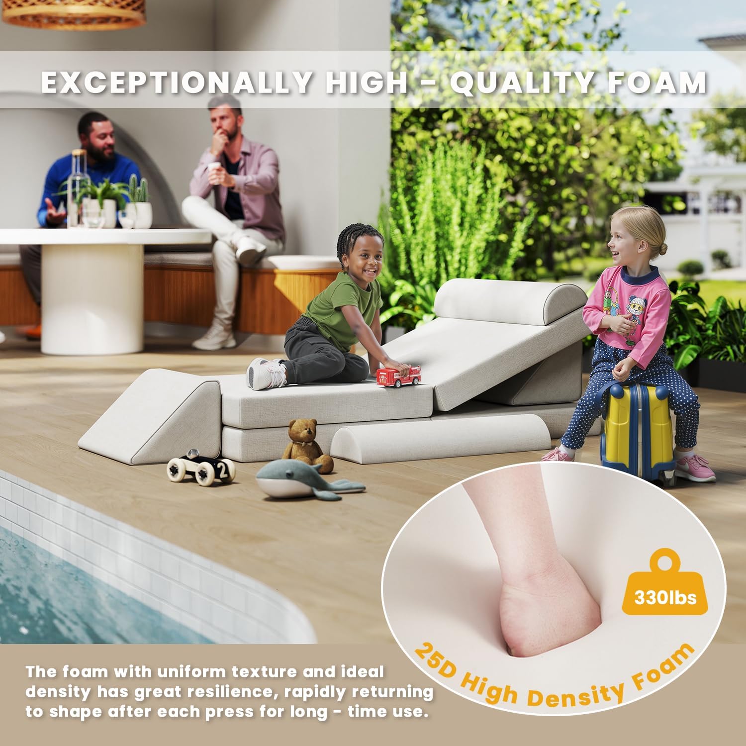 Wodoodporny, modułowy zestaw k – Kids Outdoor Wooden Playhouse recenzja i cena