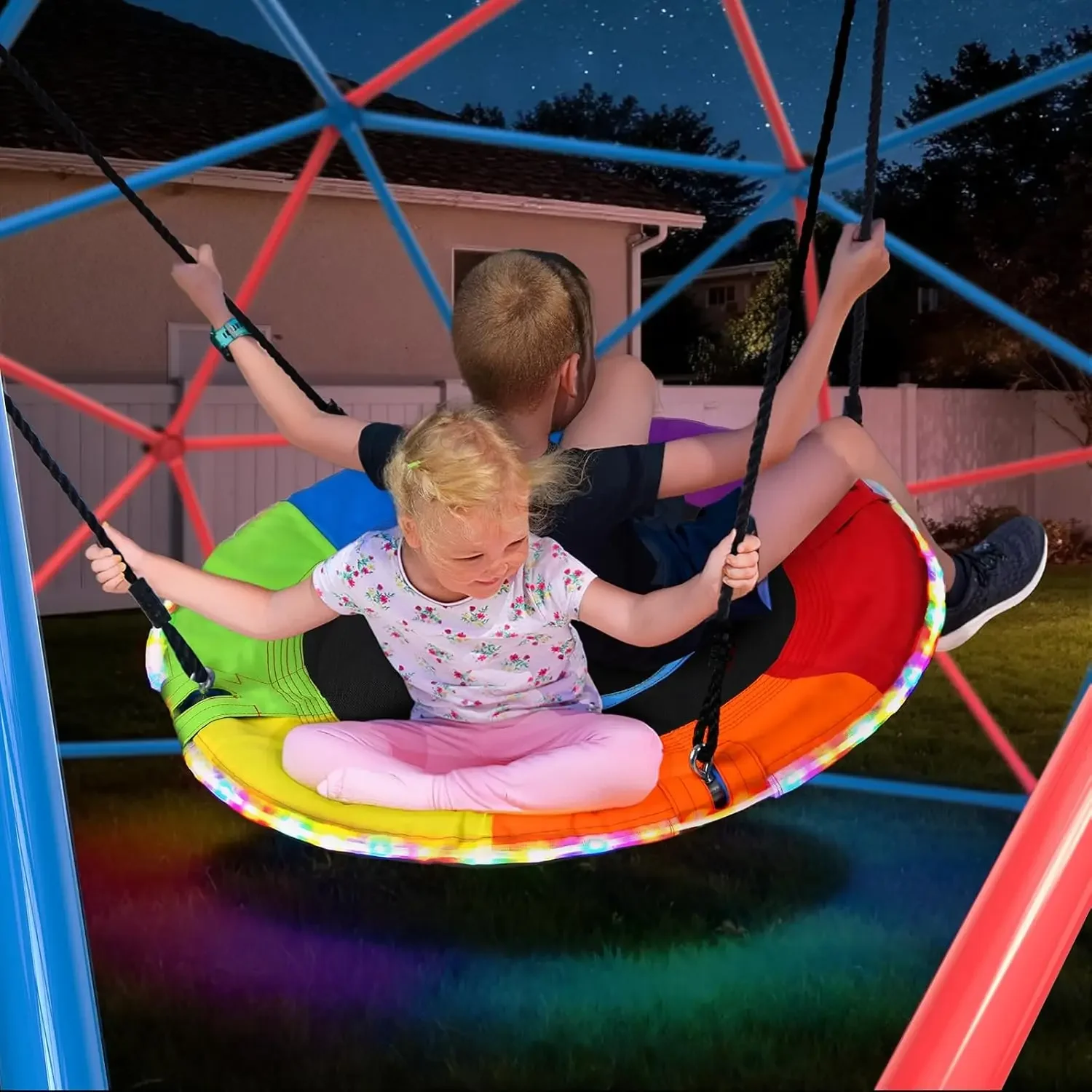 Zestaw huśtawek Hapfan Climbin – Kids Outdoor Jungle Gym recenzja i cena