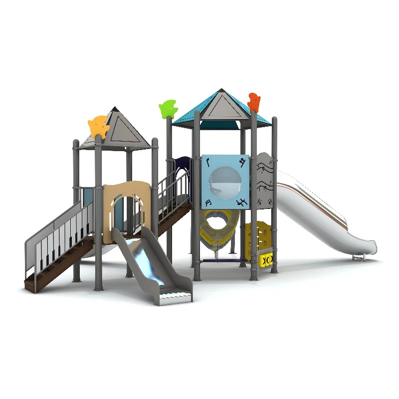 Drewniany zestaw zabawowy na z – Kids Outdoor Wooden Playhouse recenzja i cena