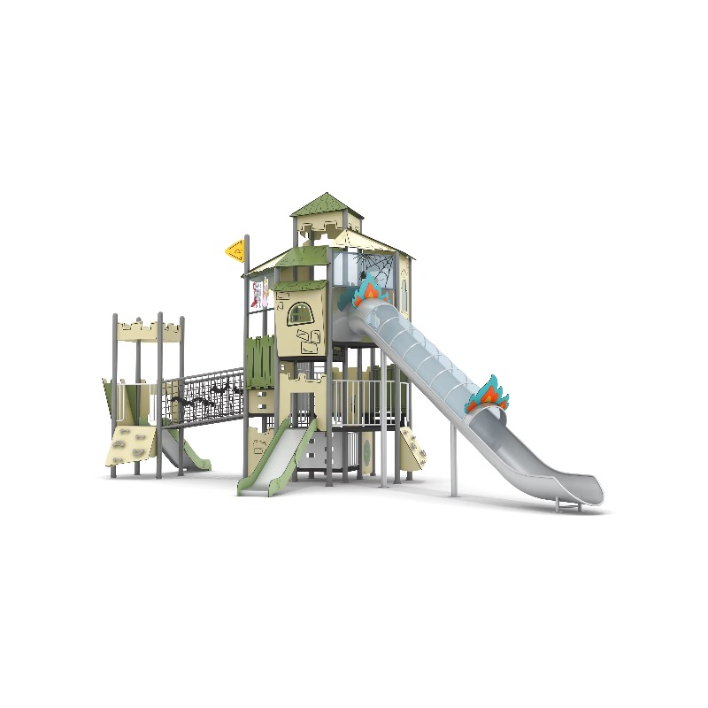 Drewniany zestaw zabawowy na z – Kids Outdoor Wooden Playhouse recenzja i cena