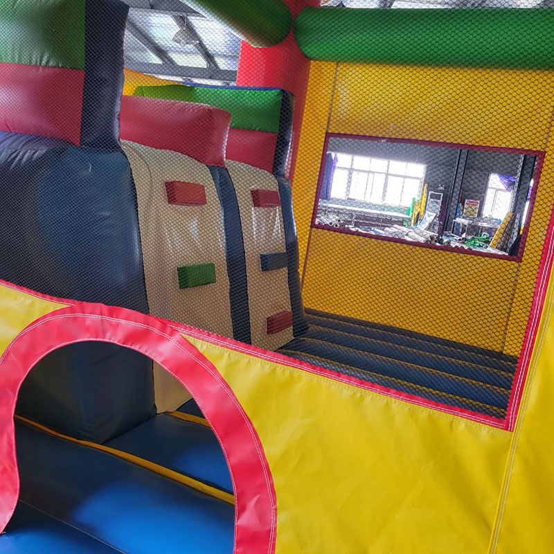 Dmuchany domek z zjeżdżalnią,  – Kids Outdoor Bounce House recenzja i cena