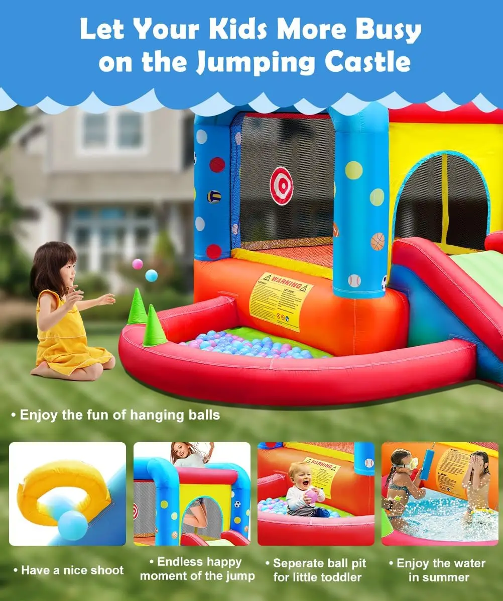 Nadmuchiwany zamek do skakania – Kids Outdoor Bounce House recenzja i cena