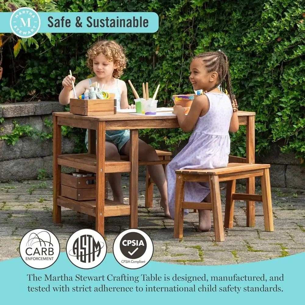 Zestaw mebli ogrodowych dla dz – Kids Outdoor Wooden Playset recenzja i cena