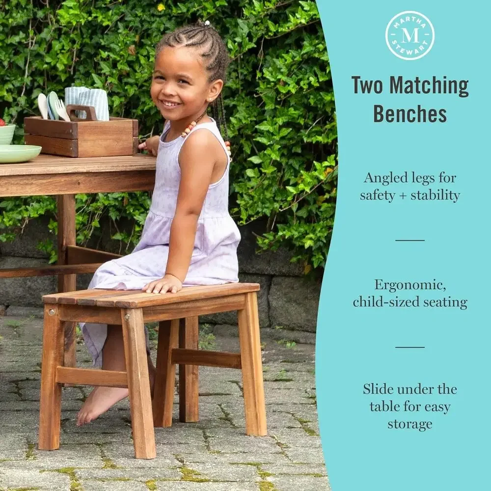 Zestaw mebli ogrodowych dla dz – Kids Outdoor Wooden Playset recenzja i cena