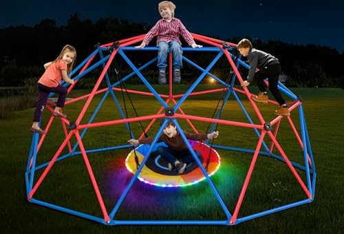 Huśtawka Clim Dome z huśtawką  – Kids Outdoor Jungle Gym recenzja i cena