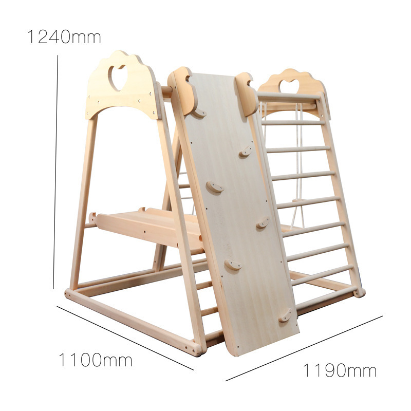 Drewniany, duży zestaw do zaba – Kids Outdoor Jungle Gym recenzja i cena