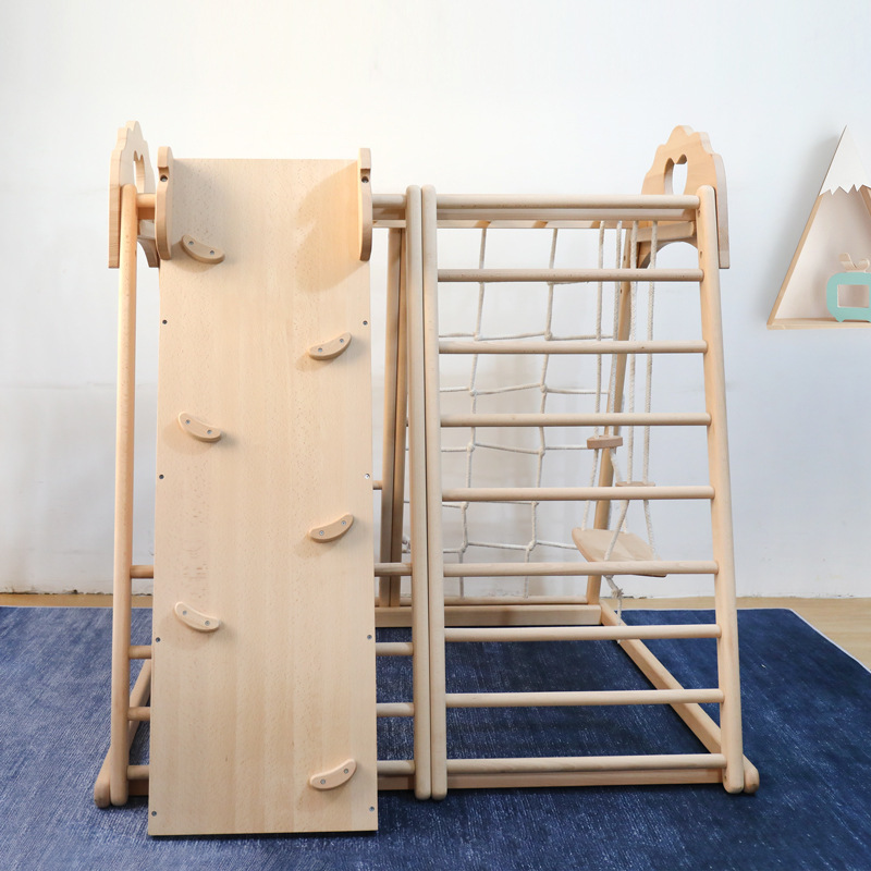Drewniany, duży zestaw do zaba – Kids Outdoor Jungle Gym recenzja i cena