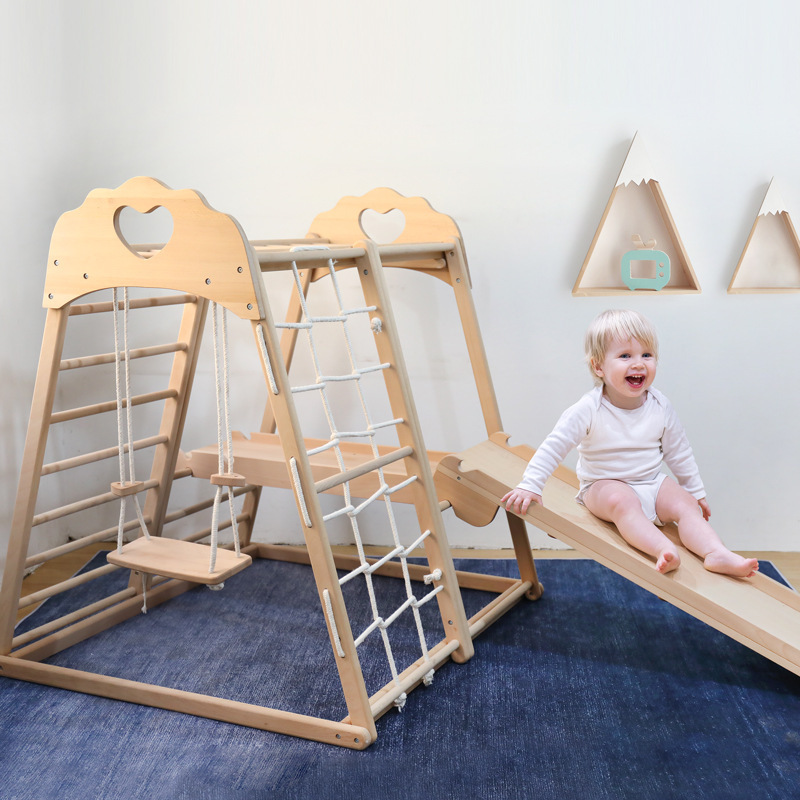 Drewniany, duży zestaw do zaba – Kids Outdoor Jungle Gym recenzja i cena