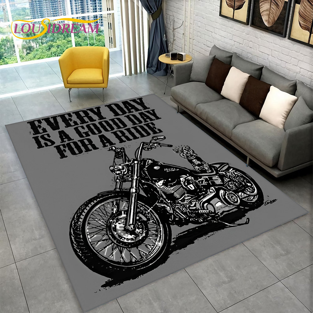 3D Retro Vintage motocykl dywa – Kids Outdoor Lounge recenzja i cena
