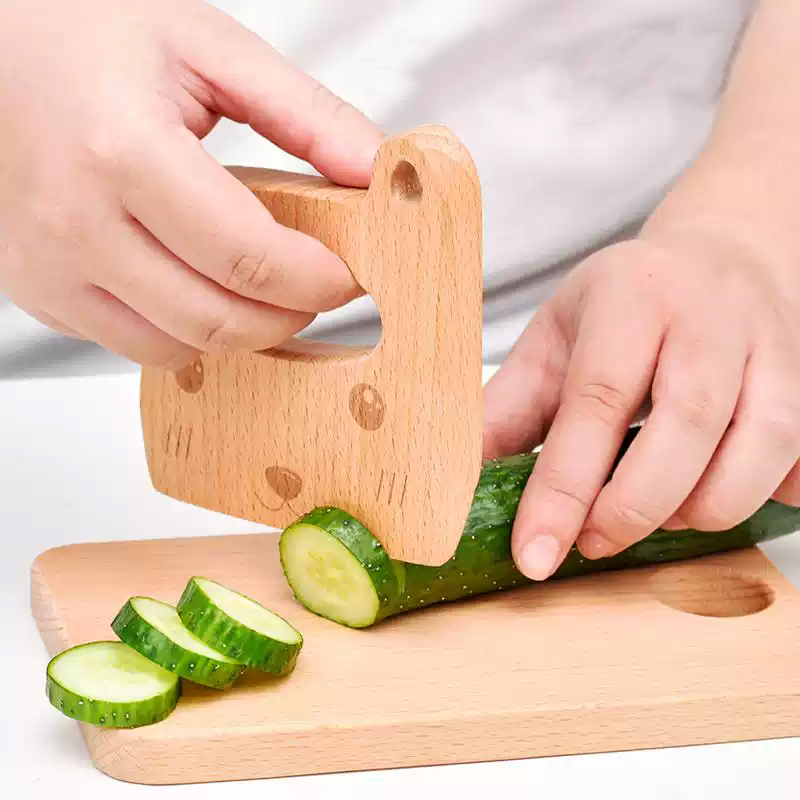 Drewniany nóż dla dzieci do go – Kids Outdoor Mud Kitchen Accessories recenzja i cena