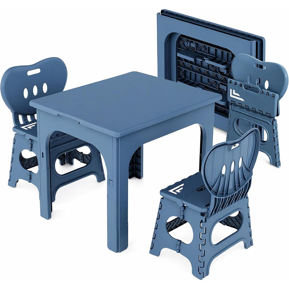 Składany zestaw stół i krzesła – Kids Outdoor Wooden Table recenzja i cena