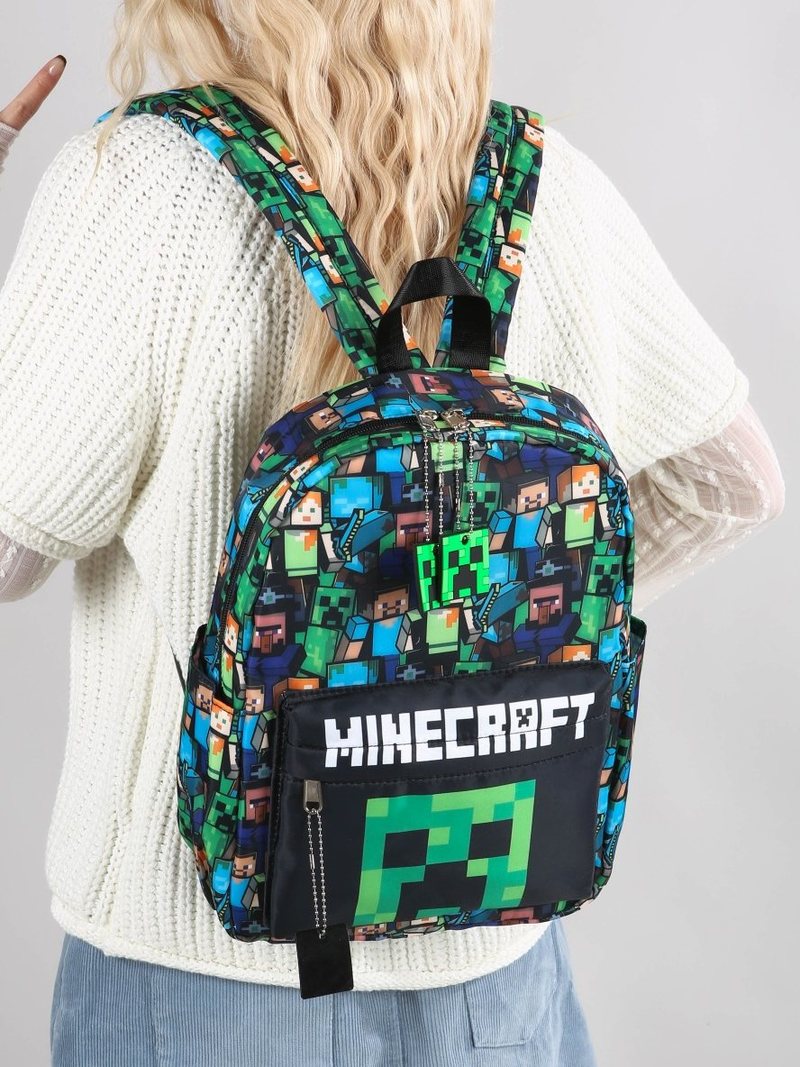 Plecak Minecraft z nadrukiem g – Kids Outdoor Backpack recenzja i cena