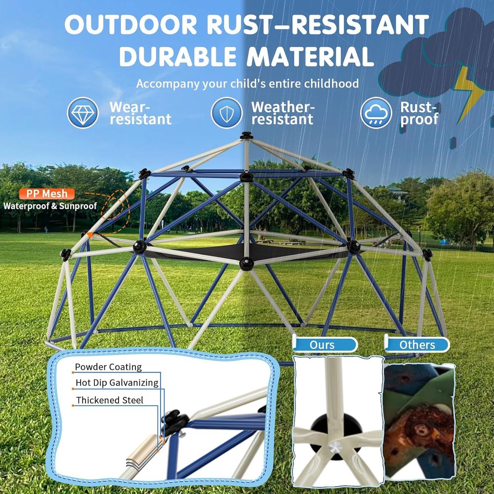 ClimDome, kopuła wspinaczkowa  – Kids Outdoor Jungle Gym recenzja i cena