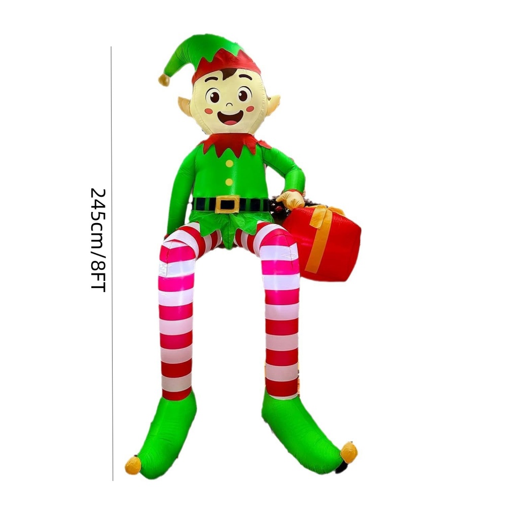 8FT Świąteczne dmuchane elfy s – Kids Outdoor Garden Toys recenzja i cena