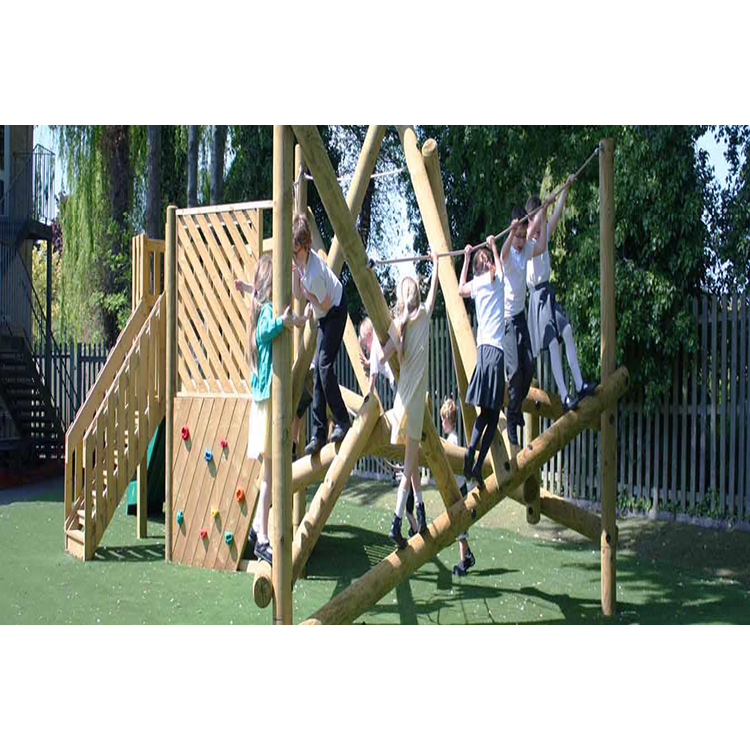 Plac zabaw dla dzieci Zestaw d – Kids Outdoor Wooden Playset recenzja i cena