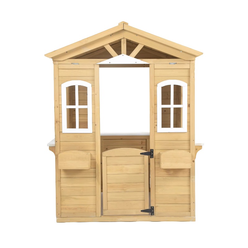Nowoczesny klasyczny domek dla – Kids Outdoor Wooden Playhouse recenzja i cena
