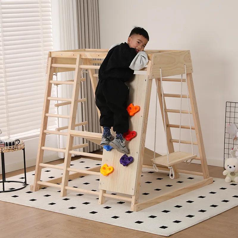 Drewniany zestaw do zabawy dla – Kids Outdoor Jungle Gym recenzja i cena
