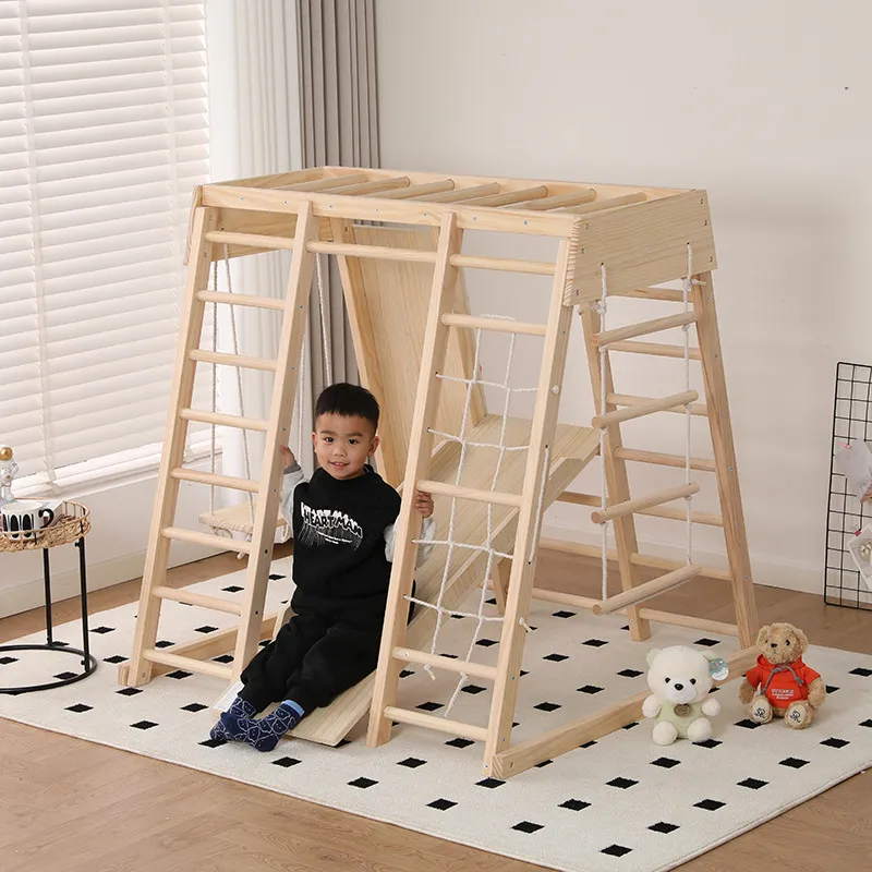 Drewniany zestaw do zabawy dla – Kids Outdoor Jungle Gym recenzja i cena