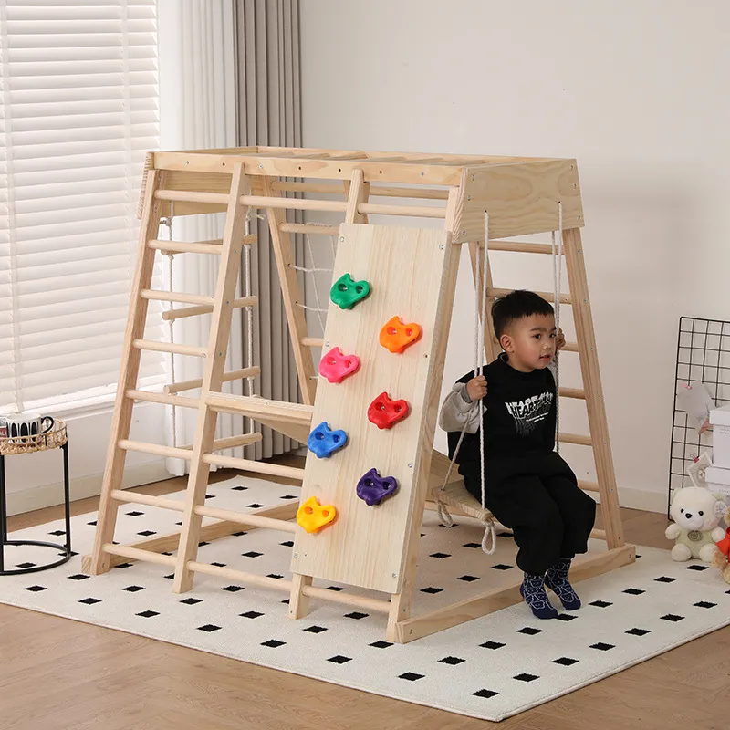Drewniany zestaw do zabawy dla – Kids Outdoor Jungle Gym recenzja i cena
