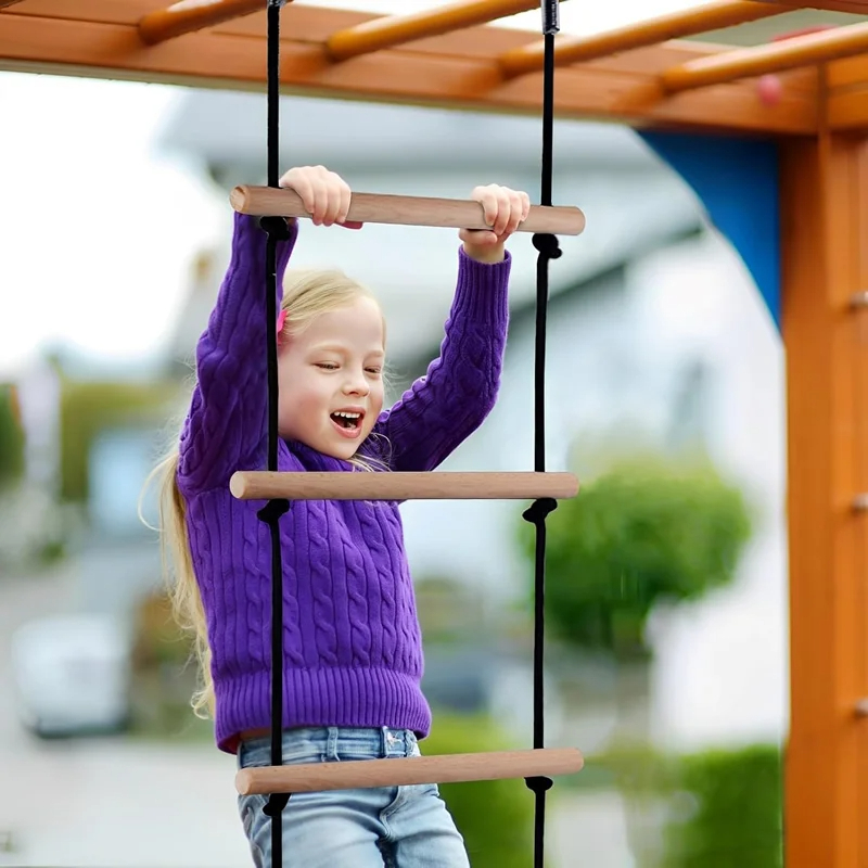 Drabinka sznurkowa dla dzieci  – Kids Outdoor Wooden Playset recenzja i cena