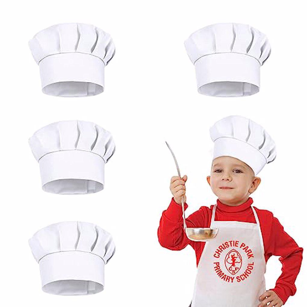 4 SZT. Białe Czapki Kucharza d – Kids Outdoor Mud Kitchen Accessories recenzja i cena