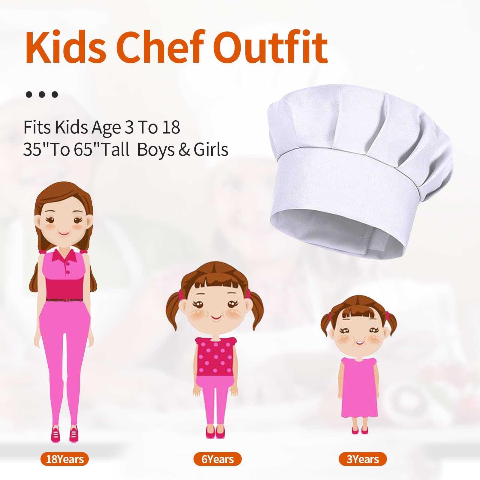 4 SZT. Białe Czapki Kucharza d – Kids Outdoor Mud Kitchen Accessories recenzja i cena